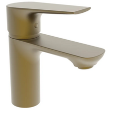 Смеситель для умывальника Haiba Milano 001 Brushed Gold (HB9619)