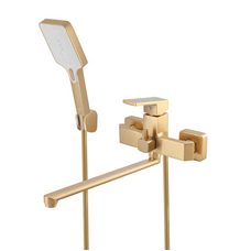 Змішувач для ванни Haiba Gaudi 006 Euro Brushed Gold (HB9598)