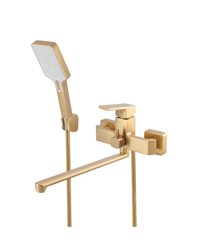 Смеситель для ванны Haiba Gaudi 006 Euro Brushed Gold (HB9598)