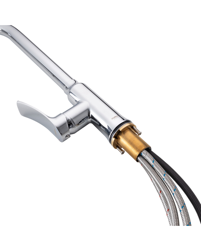 Змішувач для кухні Haiba Bolero 014 з висувною лійкою (HB9591)