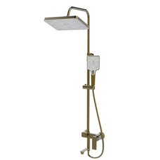 Душова система зі змішувачем Haiba Kubus 009-J Brushed Gold (HB9627)
