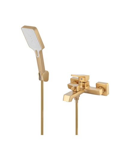 Смеситель для ванны Haiba Gaudi 009 Euro Brushed Gold (HB9599)