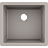 Кухонна мийка Hansgrohe S510-U450 під стільницю 500х450 мм, Concretegrey (43431380)