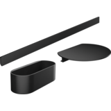 Комплект аксесуарів Hansgrohe WallStoris 2в1, Matt Black (27966670)