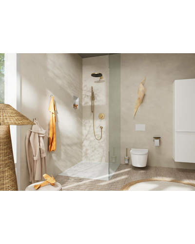 Ручний душ hansgrohe Pulsify S EcoSmart 24125140 бронза