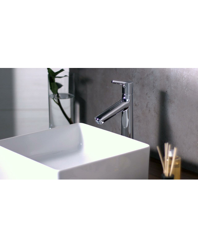 Змішувач для умивальника Hansgrohe Talis S 190 без донного клапана, хром (72032000)