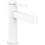 Змішувач для умивальника Hansgrohe Finoris 110 з донним клапаном push-open, білий матовий (76020700)