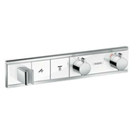 Термостат прихованого монтажу Hansgrohe RainSelect на 2 споживача, White/Chrome (15355400)