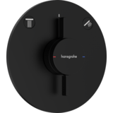 Смеситель hansgrohe DuoTurn S для душа скрытого монтажа, черный матовый 75418670