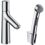 Змішувач для умивальника Hansgrohe Talis Select S 100 із зливним клапаном і гігієнічним гарнітуром, хром (72291000)