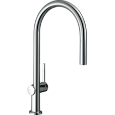 Смеситель кухонный Hansgrohe Talis 210 1jet с вытяжным изливом, хром (72802000)