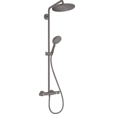 Душова система Hansgrohe Croma Select S 280 1jet Showerpipe з термостатом, brushed black chrome (26890340)