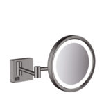 Дзеркало для гоління Hansgrohe AddStoris з LED освітленням, чорний матовий хром (41790340)
