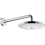 Верхний душ hansgrohe Raindance Select S 240 2jet EcoSmart настенный, белый/хром 26470400
