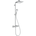 Душова система Hansgrohe Crometta E Showerpipe EcoSmart 240 1jet з термостатом 9 л / хв, хром (27281000)