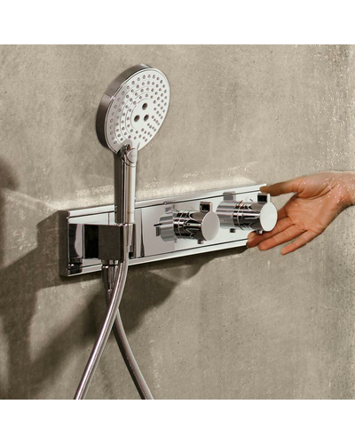 Термостат прихованого монтажу Hansgrohe RainSelect на 2 споживача, White/Chrome (15355400)