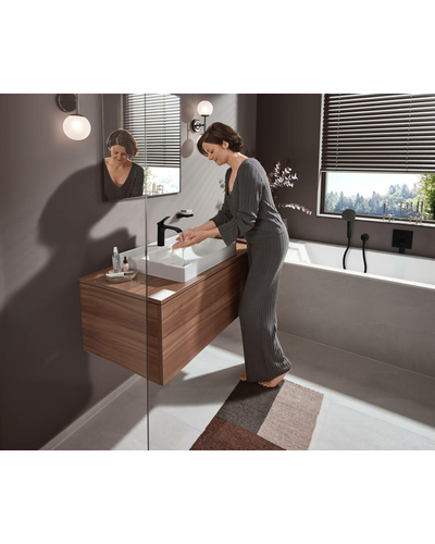 Змішувач для умивальника Hansgrohe Vivenis 110, білий матовий (75022700)