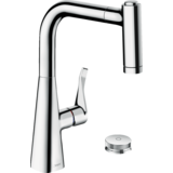 Змішувач hansgrohe Metris Select M71 для кухонної мийки, хром 73805000