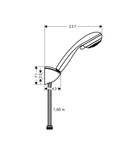 Набір для ручного душу Hansgrohe Crometta 85 27559000