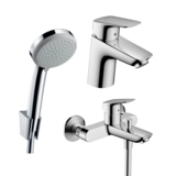 Набор смесителей для ванной 3 в 1 hansgrohe Logis 20240011 (71077000, 71400000, 31507320) хром
