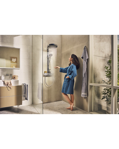 Душевая система hansgrohe Rainfinity 250 1jet EcoSmart с термостатом 28742000 хром