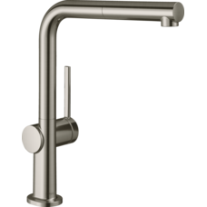 Смеситель кухонный Hansgrohe Talis M54 270 2jet с вытяжным изливом, стальной (72808800)