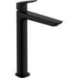 Змішувач hansgrohe Logis для раковини з зливним набором, чорний матовий 71257670