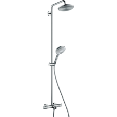 Душова система Hansgrohe Raindance S Showerpipe 240 1Jet з термостатом для ванни, хром (27117000)