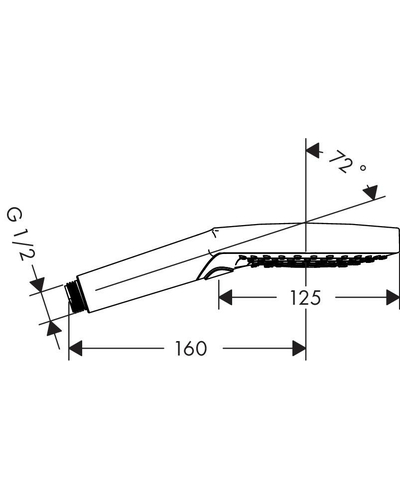 Лійка Hansgrohe Raindance Select S 120 3jet P 26014000