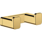 Крючок двойной Hansgrohe AddStoris 3,6х1,6x6,6 см, Polished Gold Optic (41755990)