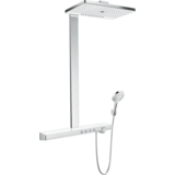 Душова система hansgrohe Rainmaker Select Showerpipe 460 3jet EcoSmart з термостатом 27029400 білий/хром