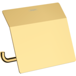 Держатель туалетной бумаги Hansgrohe AddStoris закрытый, Polished Gold Optic (41753990)