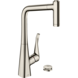 Змішувач hansgrohe Metris Select M71 для кухонної мийки, під сталь 73806800