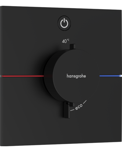 Термостат hansgrohe ShowerSelect Comfort E для душа 15571670 черный матовый