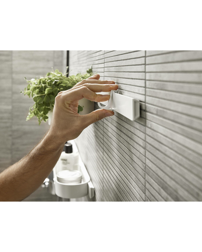 Штанга для душу hansgrohe WallStoris 50 см, чорний матовий 27902670