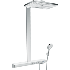 Душова система Hansgrohe Rainmaker Select 460 3jet Showerpipe для душу, білий/хром 27106400