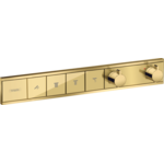Термостат прихованого монтажу Hansgrohe RainSelect на 4 клавіші, Polished Gold Optic (15382990)