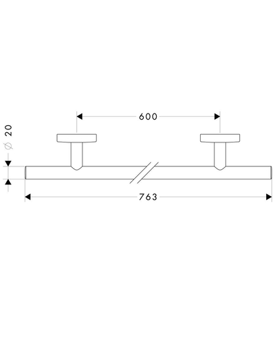 Рушникотримач Hansgrohe Logis 40516000