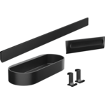 Комплект аксесуарів Hansgrohe WallStoris 4в1, Matt Black (27967670)