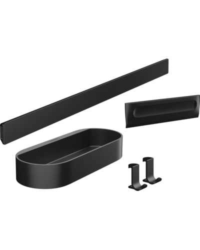 Комплект аксесуарів Hansgrohe WallStoris 4в1, Matt Black (27967670)