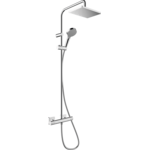 Душова система Hansgrohe Vernis Shape Showerpipe 230 1jet EcoSmart з термостатом, хром (26097000)