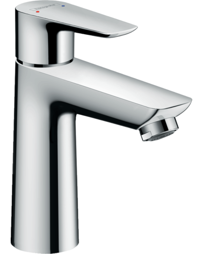 Змішувач для умивальника Hansgrohe Talis E 110 з донним клапаном push-open, хром (71711000)