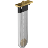 Шланг для лійки Hansgrohe SBox Square 1,45 м виразний в борт ванни, Polished Gold Optic (28010990)