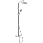Душевая система Hansgrohe Vernis Shape Showerpipe 230 1jet EcoSmart с термостатом для ванны, хром (26098000)