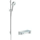 Смеситель с душевой штангой hansgrohe ShowerTablet Select 300/Raindance Select E 120 3jet/Combi 27027000 хром
