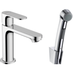 Смеситель для умывальника Hansgrohe Rebris S 110 с гигиенической лейкой, Chrome (72215000)