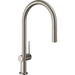 Змішувач для кухні Hansgrohe Talis 210 1jet з витяжним виливом, Stainless Steel (72802800)