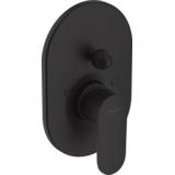 Смеситель для ванны/душа Hansgrohe Vernis Blend 200 скрытого монтажа, верхняя часть, черный матовый (71449670)