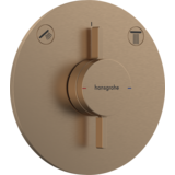 Змішувач hansgrohe DuoTurn S для душу прихованого монтажу, бронза 75418140