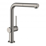 Змішувач для кухні Hansgrohe Talis 270 1jet з витяжним виливом Sbox, Brushed Black Chrome (72809340)